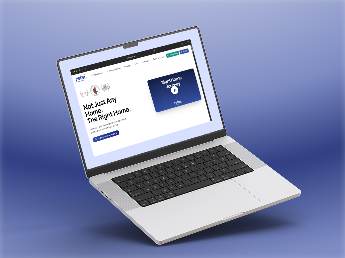 Relai property portfolio mockup